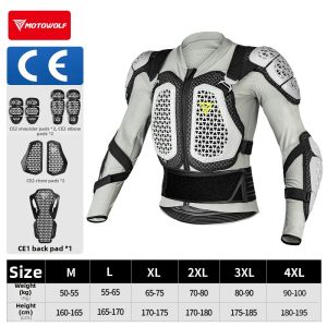Motowolf | Breathable Anti-fall Racing Suit Gear