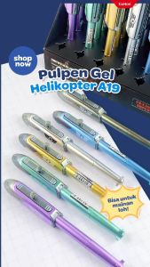 1buah Ballpoint Gel Mainan A19 /1pcs Pulpen Mainan Pesawat Helicopter