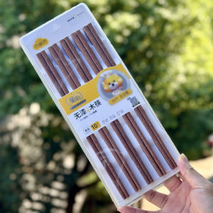 Thìa Gỗ Đàn Hương Đỏ Không Sơn Không Cera Chống Trượt Chịu Nhiệt Độ Cao 10 Đôi Thìa Dùng Tại Nhà 25cm Thương Hiệu Yumama