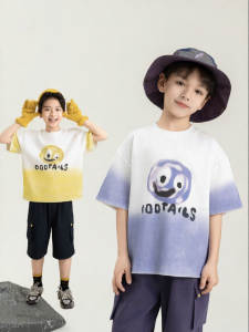 Fun Smiley Face T-Shirt for Boys Soft and Comfortable