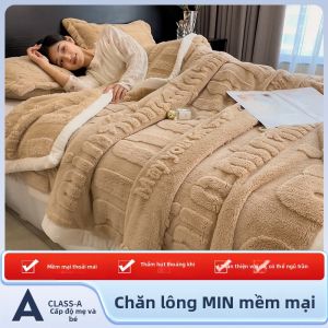 Chăn Bông Mịn Như Lụa Cắt Hoa