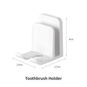 FaSoLa | No-Drill Wall-Mounted Toothbrush Holder with Cup Set