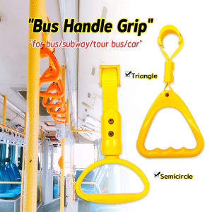 Ellebreen Triangle/Semicircular Bus Handle Subway Interior Handle Pull Ring Car Train Handle Strap 1pc