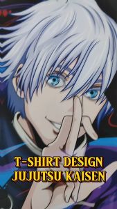 Jujutsu Kaisen Satoru Gojo Collection T-shirt Design for Kids 100% Cotton Viral High Quality 175GSM