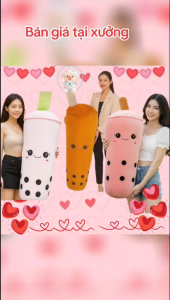 Gấu Bông Bình Trà Sữa Trân Châu Size Lớn 70cm-1m2 Cao Cấp Thú Nhồi Bông Trà Sữa Mềm Mịn Làm Gối Ôm Quà Tặng Đáng Yêu.