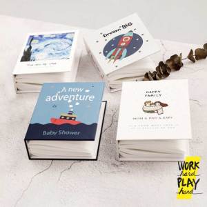 กลุ่มพิเศษ 20cm x 20cm บรรจุภัณฑ์ WHPH Shop อัลบั้มใส่รูป 200 รูป สอดทำ ของขวัญปัจฉิม คุณภาพงานส่งออก