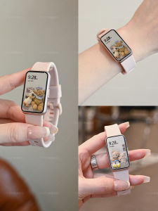 Ladies Smart Sport Bracelet Heart Rate Sleep Monitoring Electronic Watch High School Student New Model 2025 Rubber Band Bluetooth Connection