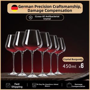BOANG | Burgundy Wine Decanter Set Crystal Glass Luxurious Home Tableware