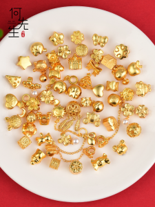 Kt Cat Crown Sand Gold Pure Color Heart Shaped Butterfly Knot Candy Love Bracelet Womens Fashion Jewelry Accessories