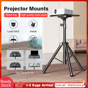 Projector Stand Tripod Stand Foldable mini Stand Projector Holder Laptop Tripod Laptop Stand Speaker Stand Adjustable Height 60 -120cm