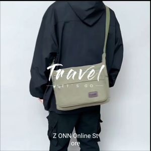 Cloth Sling Bag for Men and Women 2023 Fashion Street Style Ins High Quality Beg Siling Kain Lelaki Perempuan 2023 Viral