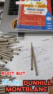 Cho dòng Montblanc và Dunhill Set 2c Ruột bút cây viết Ballpoint Refill 0.5 0.7 1.0mm Minh House