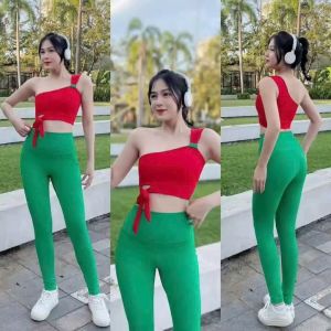 Bộ Đồ Thể Thao Nữ Quần Dài Legging Áo Bra Nhiều Màu Tập Gym Yoga Đi Chơi Cao Cấp