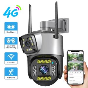 V380 8MP 4G Wifi PTZ IP Camera ống kính kép CCTV không dây ngoài trời Không Thấm Nước Tự Động Theo Dõi Màu Sắc nhìn trong đêm CCTV Camera giám sát Camera Ptz Có Lưu Trữ Đám Mây Và Thẻ Sd - Lazada