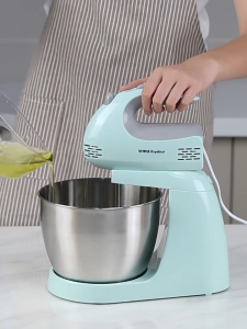 【COD】Kalinga 2 in 1 Hand and Stand Mixer Egg Beater Mixer 3.5L Electric Hand Mixer With Stainless Steel Mixing Bowl Adjustable Speed Multifunctional Whisk For Cake Cream Dough Home Baking