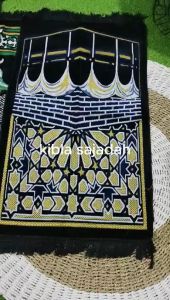 SAJADAH DEWASA/SAJADAH TURKI/SAJADAH MURAH BELUDRU/UKURAN 70X110/SPIEGEL BLACK EDITION/OLEH OLEH HAJI/UMRAH/SABLON SAJADAH/GROSIR SAJADAH MURAH