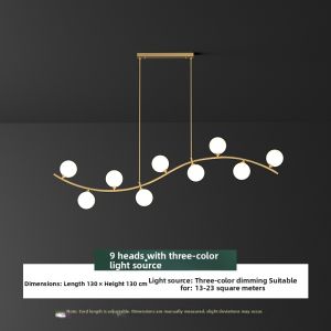ZHENMEIJU | French Creamy Modern Luxury Copper Pendant Light