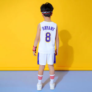 Childrens Basketball Uniform Set Training Clothes Sports Outfit Boys Girls Summer James 23 Jersey Youth Fashion Basketball Gear