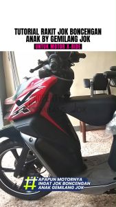 GEMILANG Jok Boncengan Anak Motor XRide