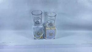 Souvenir Pernikahan & Ultah: Gelas Jamu Custom Sablon