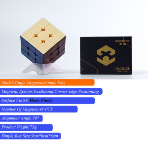 Matte Finish Magic Cube Puzzle Kid Toy Magnetic Best Gift 3X3 Professional Cube Single Fast Silent Zero Delay Ultra-Fast Turning