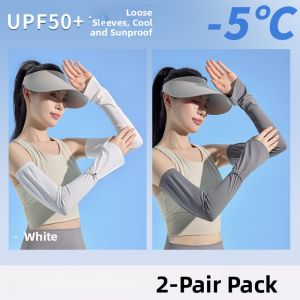 Miiow | MiiOW Ice Sleeve Womens Outdoor Summer UV Protection Heat Resistant Cooling Sensation Nylon Long Hand Protector Ice Silk