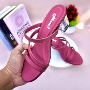 Sandal Wanita High Heels Kaca 5cm Terbaru 2022 Novari H02