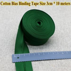 30mm x 10m Cotton Bias Binding Tape DIY Handmade Sewing for Childrens clothing quilts tablecloth edge strip