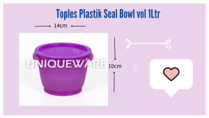 Toples Plastik 1Ltr: Mengenal Toples Bumbu Seal Bowl & Toples Mangkok Food Container