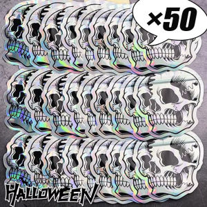 5/10ชิ้นลูกอมสำหรับฮัลโลวีนแพ็คเลเซอร์รูปหัวกะโหลกถุงซีลเองถุงของขวัญใสกันน้ำบิสกิตเครื่องประดับขนมขบเคี้ยวกระเป๋าเครื่องประดับตกแต่งงานปาร์ตี้