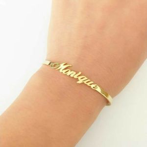 (BISA COD) PROMO! GELANG NAMA GOLD TITANIUM FASHION WANITA INISIAL LAPIS EMAS ASLI