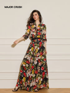Floral High Waist Swing Set Skirt
