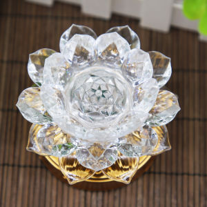 Long Burning LED Buddha Lamp Handheld Lotus Flower Lamp Home Decorations Buddhist Altar Supplies Guanyin Lamp Ornament