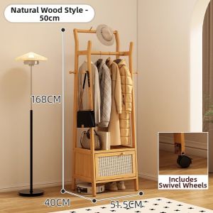 ZHUSHANXIA | Dustproof Open Storage Clothes Hanger Stand