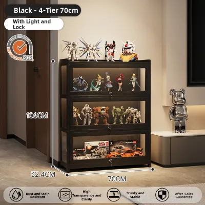 ZHUSHANXIA | Dustproof Transparent Model storage Display Cabinet