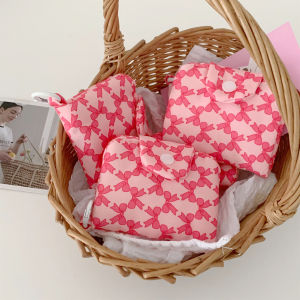 กระเป๋าใส่บัตรผู้หญิงแบบพกพาขนาดเล็ก กระเป๋าใส่เอกสารแบบมีโบว์ผีเสื้อหลายชั้น กระเป๋าใส่บัตรแบบลำลองสำหรับวัยรุ่น กระเป๋าใส่บัตรแบบมีโบว์ผีเสื้อ