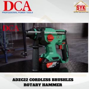 SYK DCA ADZC22 Cordless Brushless Rotary Hammer Drill Solo Concrete Drill Dinding Mesin Bor Tumbuk Putar