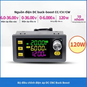 SK120 36V 6A 120W Bộ Chuyển Đổi Buck CC CV Mô-đun Bước Xuống Có Màn Hình LCD Có Thể Điều Chỉnh Nguồn Điện Áp Ổn Định Được Điều Chỉnh