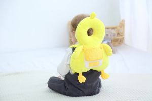 Head Safety Protector Pad for Baby Toddler WalkerInfant Talking Head Protection Backpack Cushion (Yellow Lion)