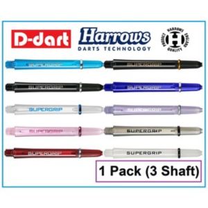 HARROWS SUPERGRIP DART SHAFT/STEM FOR SOFT TIP AND STEEL TIP DART SUPER GRIP