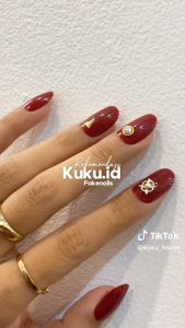 kuku Palsu wedding 24pcs 3D  GRATIS LEM!  Nails Art wedding  Bride pengantin nikah [Elmadina.store]