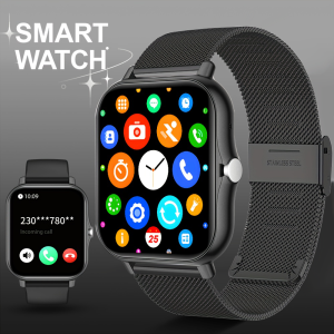 [Smart Watch Wireless] Wireless MenS And WomenS Smart Watch 1.83-Inch Full Screen Touch Dialing/Answering Calls Pedometer
