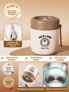 XIAOCHUSHU | Lid Spoon Oatmeal Mug