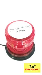 LED MAGNETIC 2 FUNCTION ROTATE/STROBE WARNING LIGHTS (RED) MULTIVOLTS (10V-30V) - USE FOR FORKLIFT CARTRUCKS AND HEAVY EQUIPMENT VEHICLES - 100% HIGH QUALITY PRODUCT #ATOMICAUTOSUPPLY