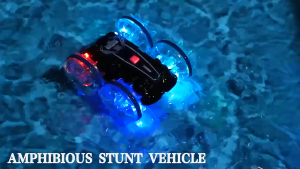 Amphibious Vehicle Rc Car Toy Remote Control Double Face Stunts Car Waterproof  360° Rotating Driving Drift Outdoor Toys