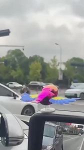 【Simulation Flying Bird Motorcycle Car Ornaments Waving Wings In Wind Cute Companion Little Bird Creative Car Fun Companion】