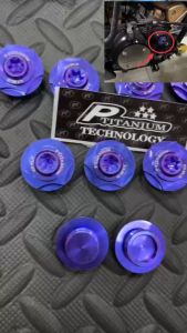 (Mâm Lửa KR) Ốc Mâm lửa  Mâm Điện Titan Gr5 cho xe Kawasaki Ninjia Kips RR