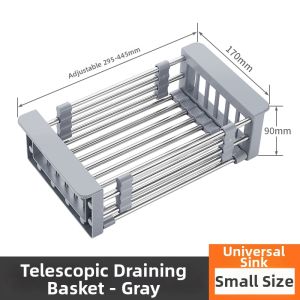 Adjustable Dish Drying Rack Stainless Steel