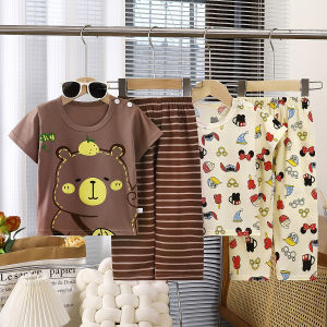 Tagkita | Đồ Ngủ Mùa Hè Bằng Cotton Cho Trẻ Em