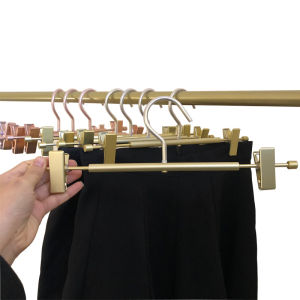 Golden Aluminum Anti-slip Non-mark Pant Hanger